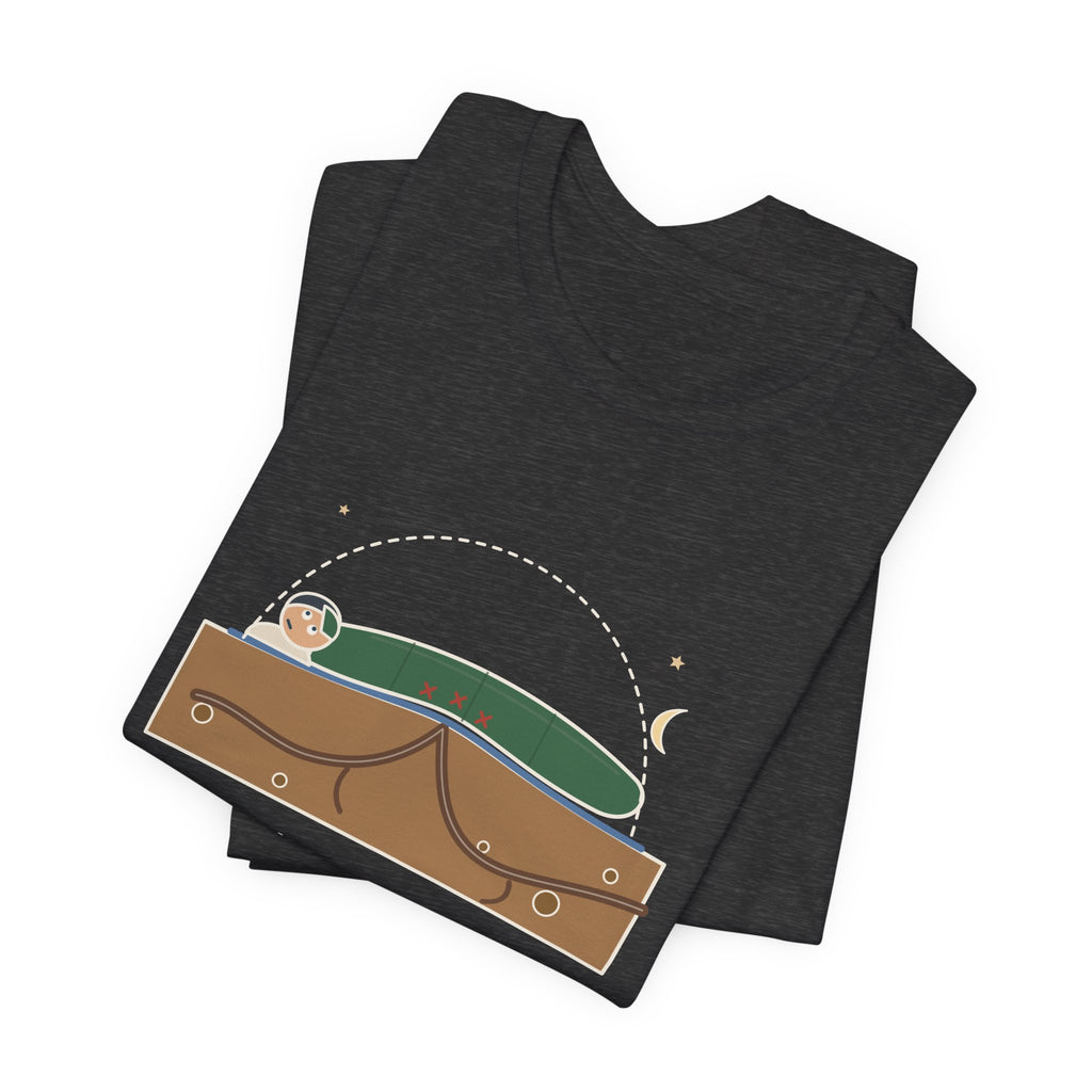 Tent Camping T-Shirt - There's a Root Under My Exact Spine. Funny Camper Tee