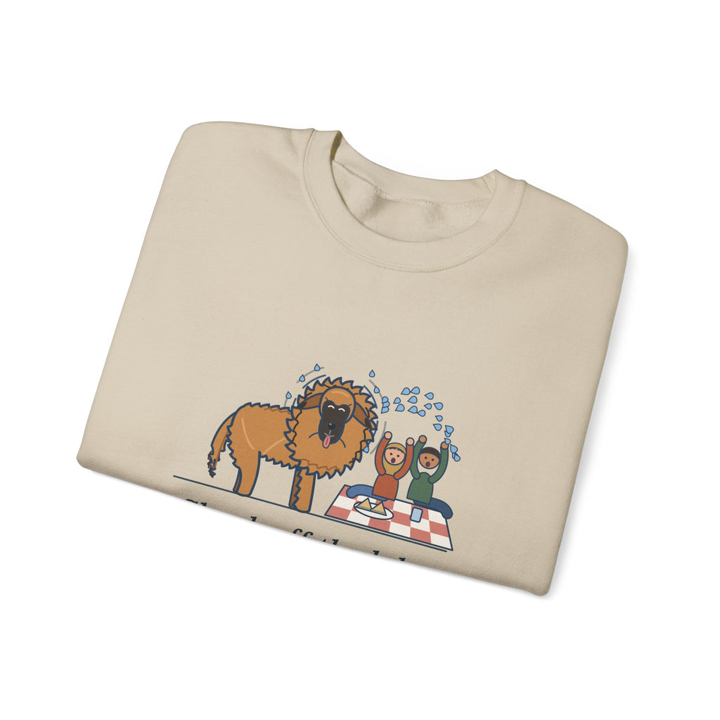 Leonberger Crewneck Sweatshirt - Shook Off the Lake Next to the Picnic