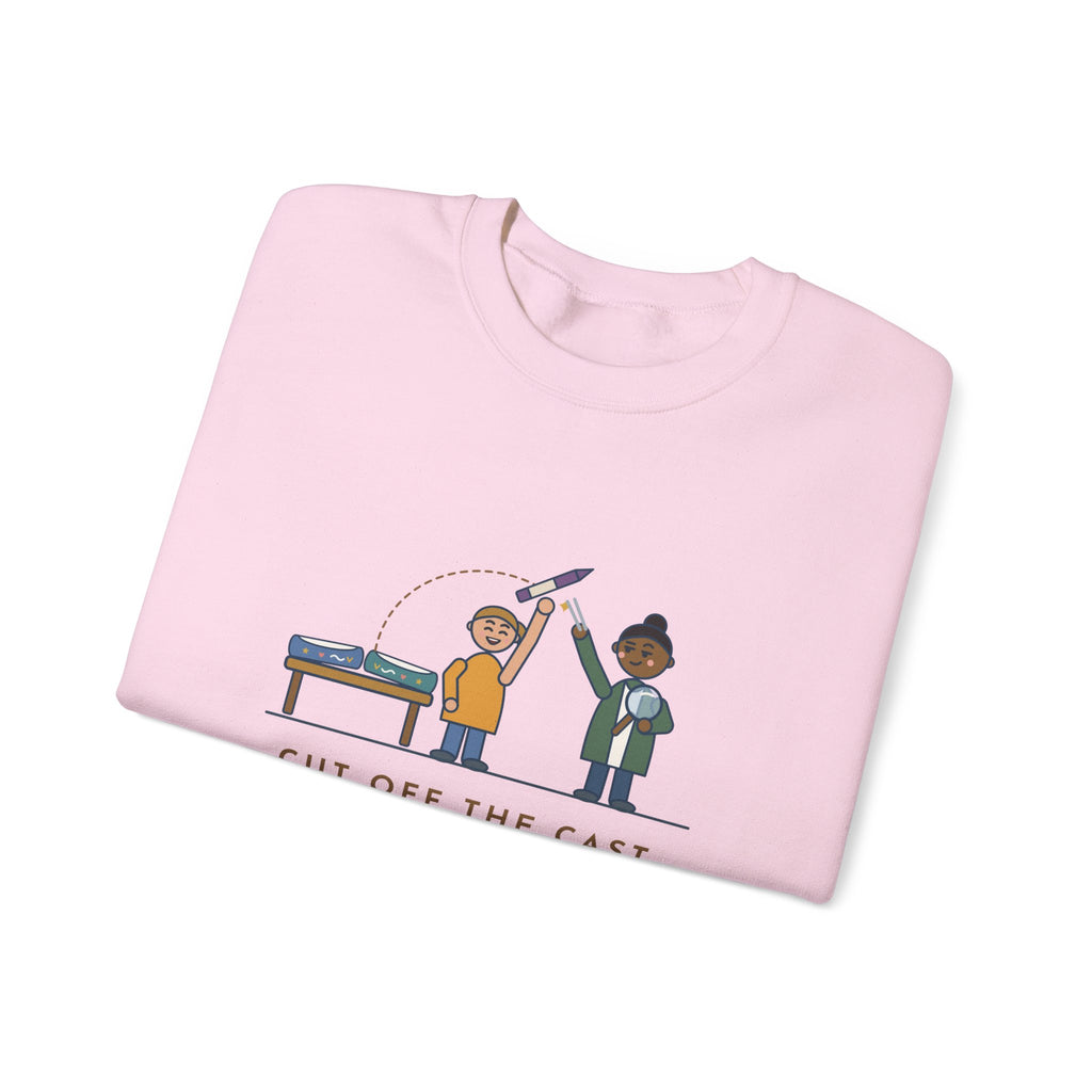 Cast Clinic Nurse Crewneck Sweatshirt - Missing Crayon Found Inside the Cast Nurse Gift