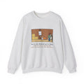 Barn Cat Sweatshirt, Showed Up in May, Now He Has a Heated Bed and His Name on the Feed Bill, Funny Barn Corner Crewneck
