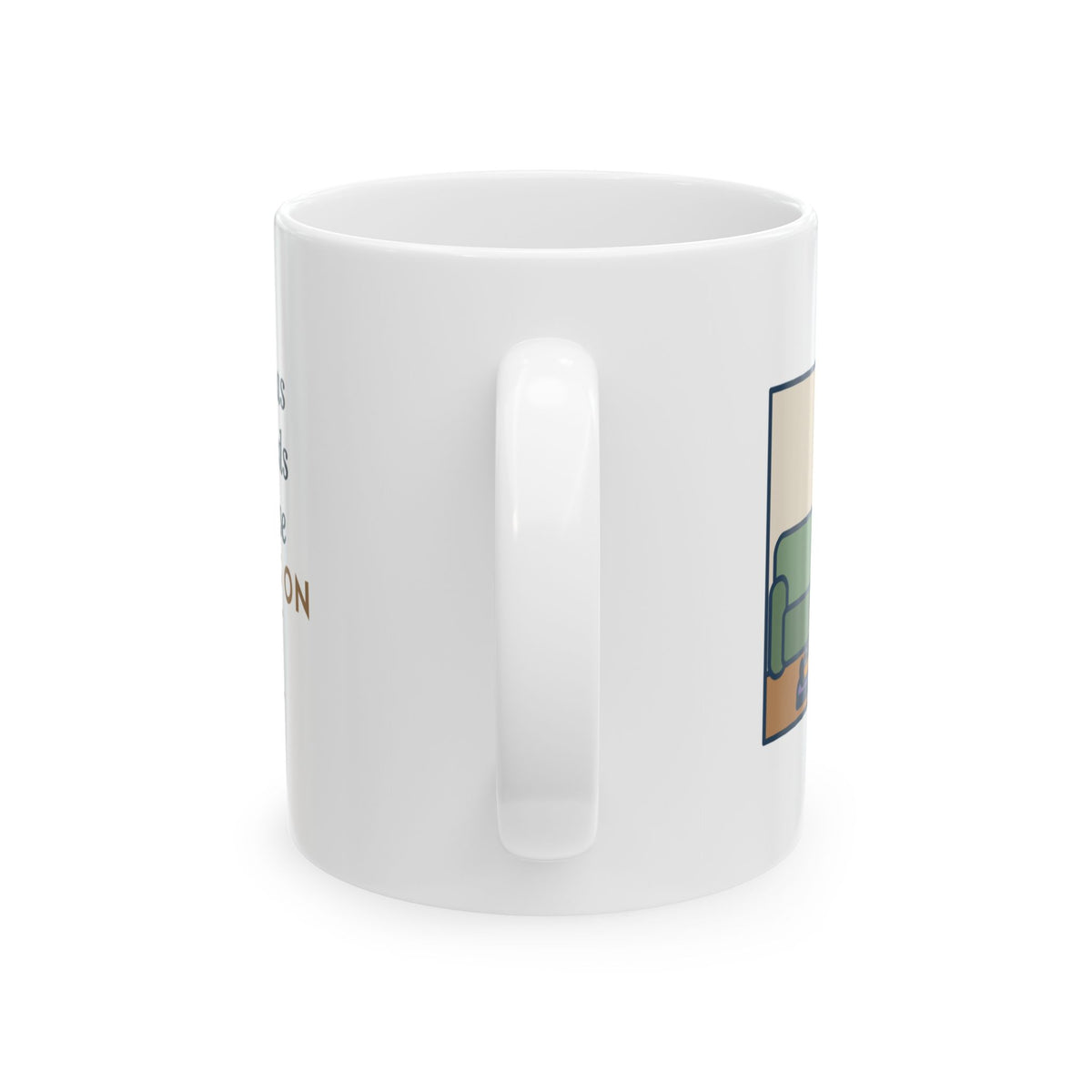 Yorkipoo Mug, Four Dog Beds in the House, Sleeps on My Left Slipper, Funny Coffee Mug 11oz