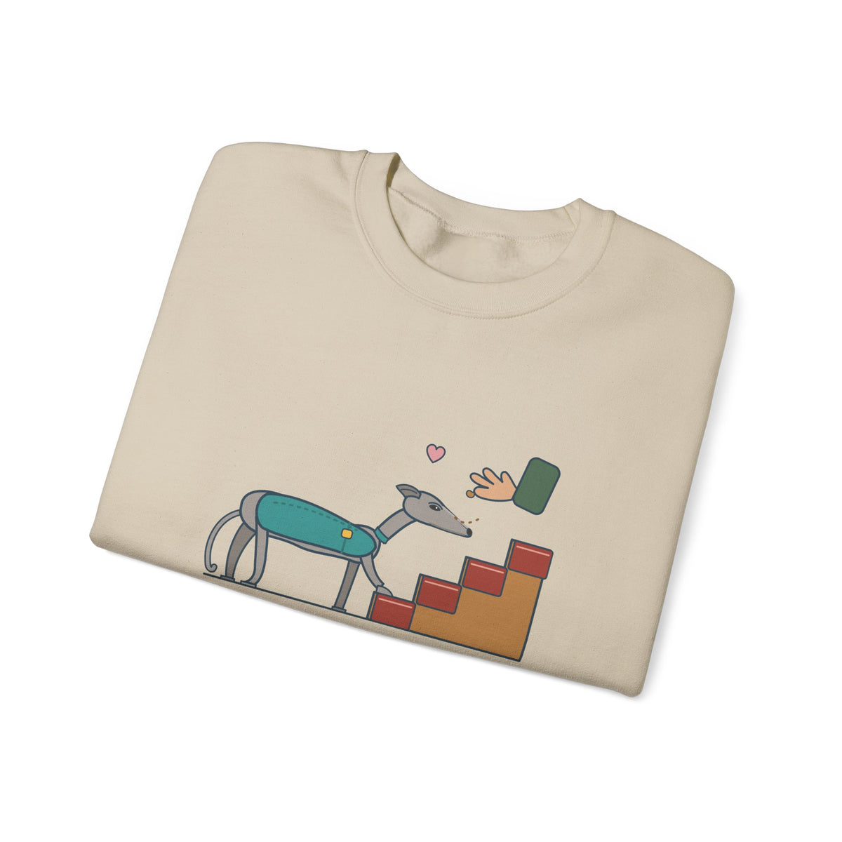Greyhound Crewneck Sweatshirt - Retired Racer. Stairs Are the New Event. Adopter Gift