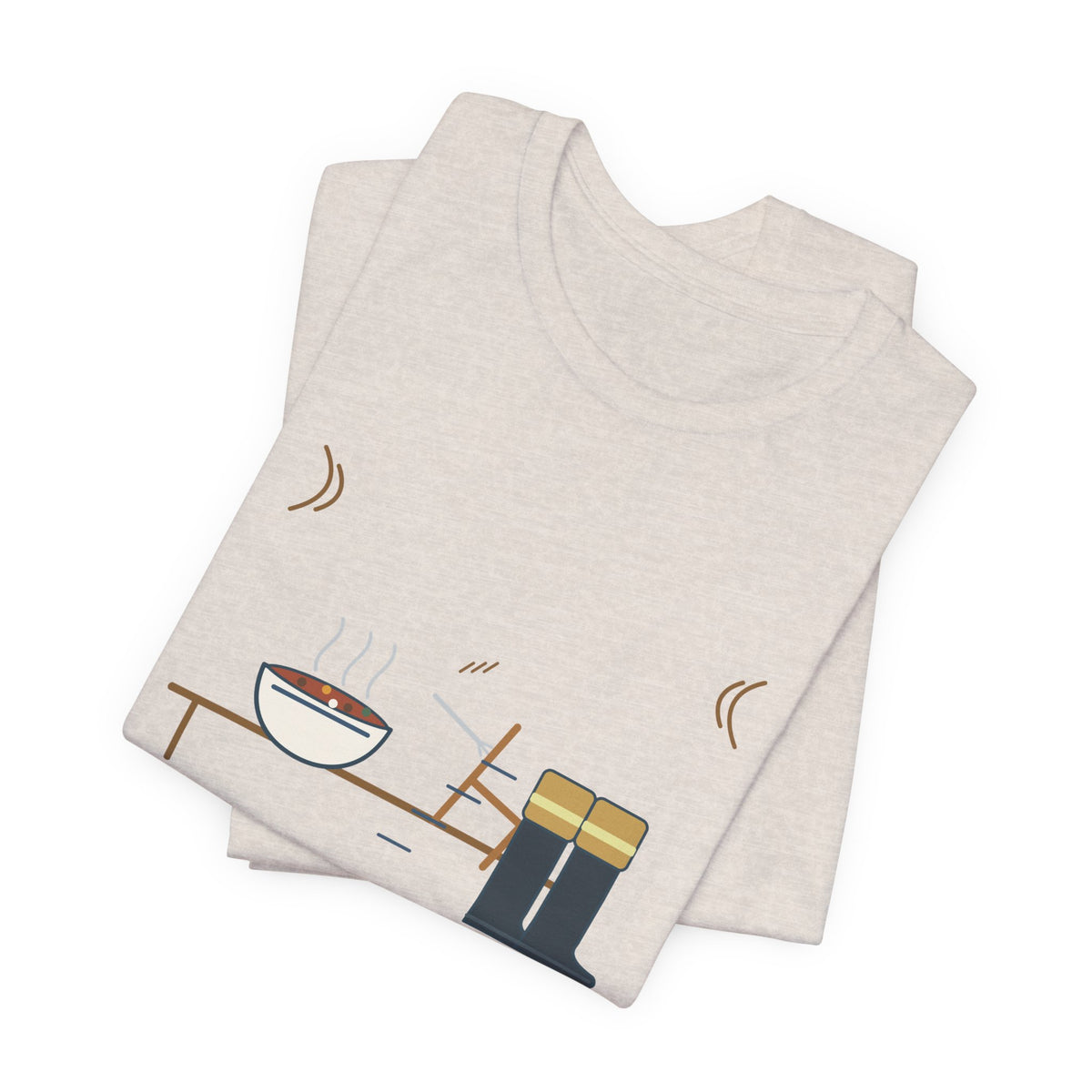 Firefighter T-Shirt - Dinner's Served. Tones Just Dropped. Funny Firehouse Tee