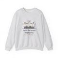 Hark the Herald Angels Sing Sweatshirt, Christmas Charles Wesley Quote Crewneck with Herald Angels