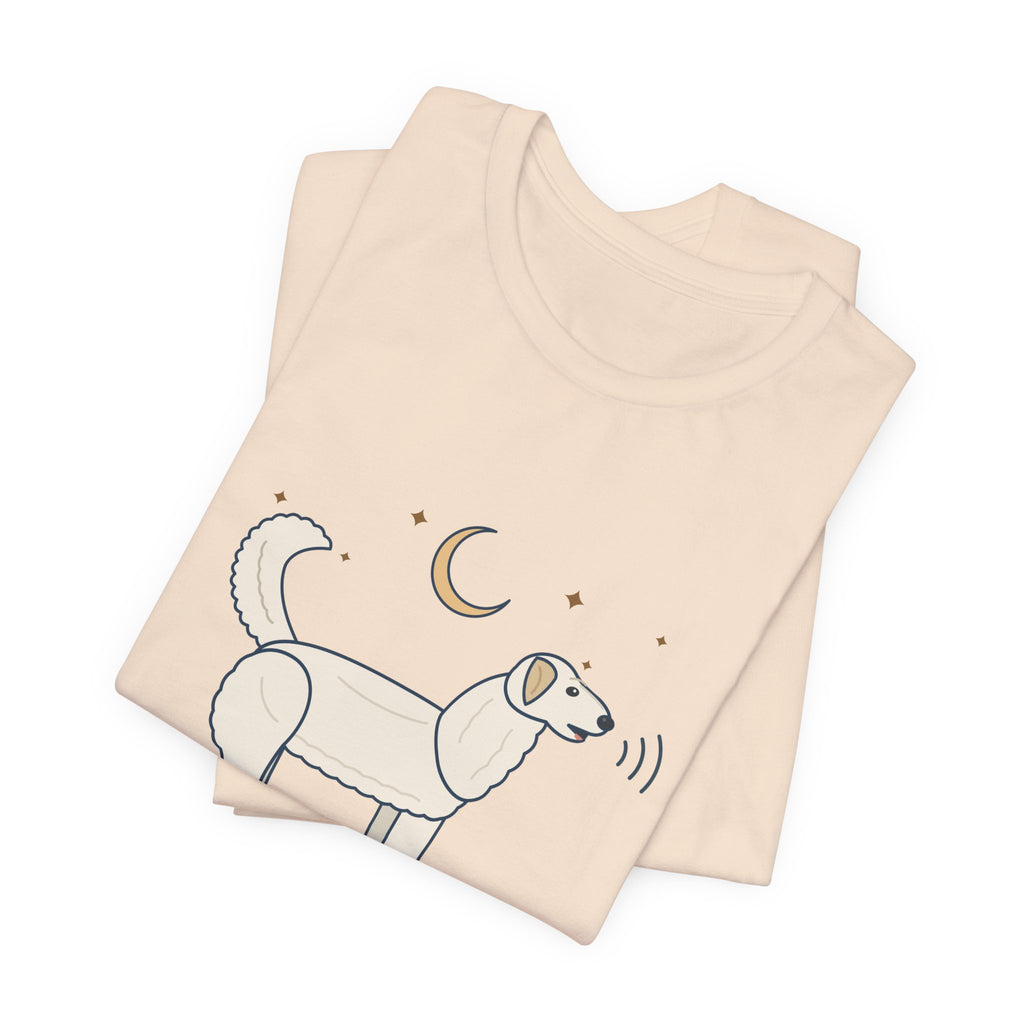 Great Pyrenees T-Shirt - On Patrol Since Sundown Pyr Owner Tee