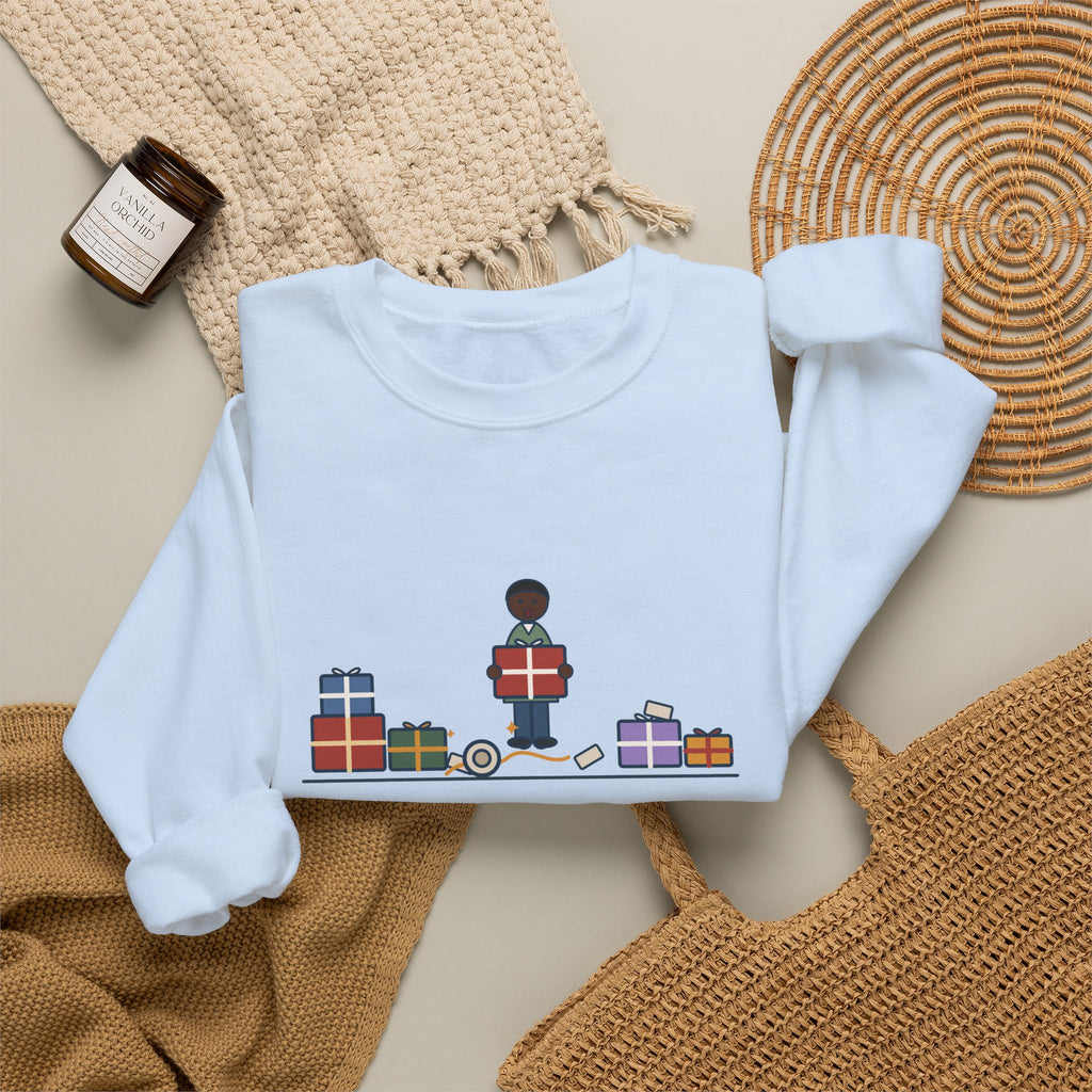 Funny Christmas Crewneck Sweatshirt - The Tape Was Under the Last Gift