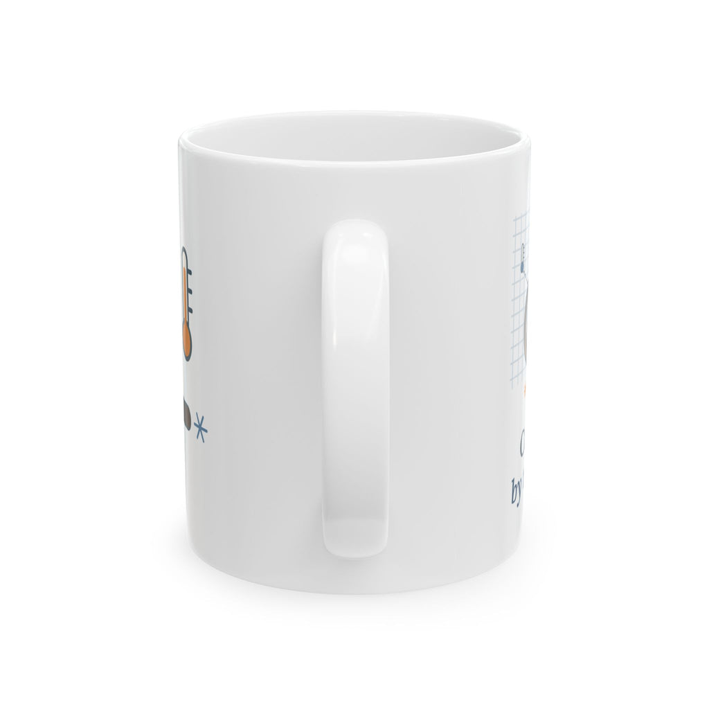 Siamese Cat Coffee Mug - Color-Coded by Temperature Science Cat Mug