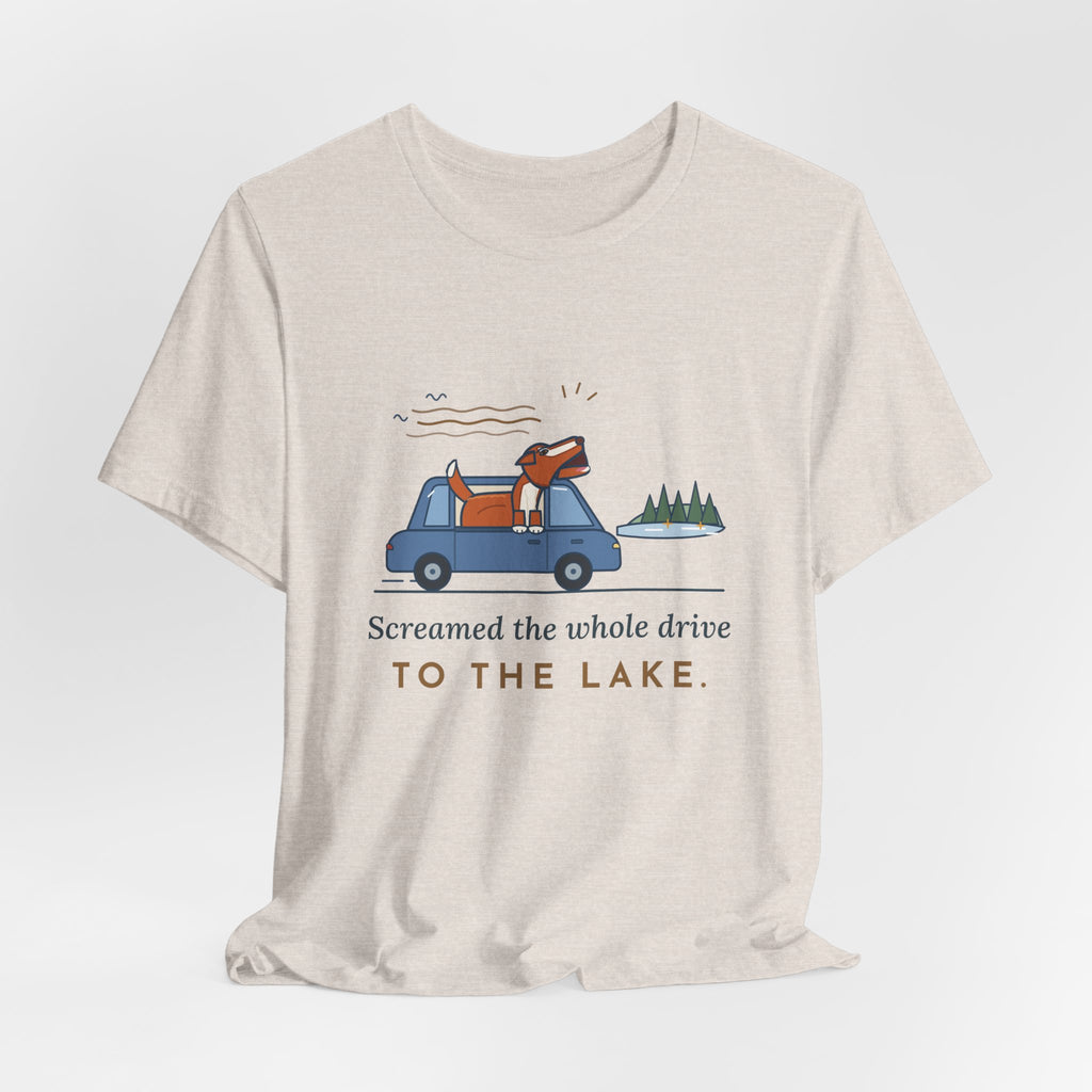 Nova Scotia Duck Tolling Retriever T-Shirt - Screamed the Whole Drive to the Lake