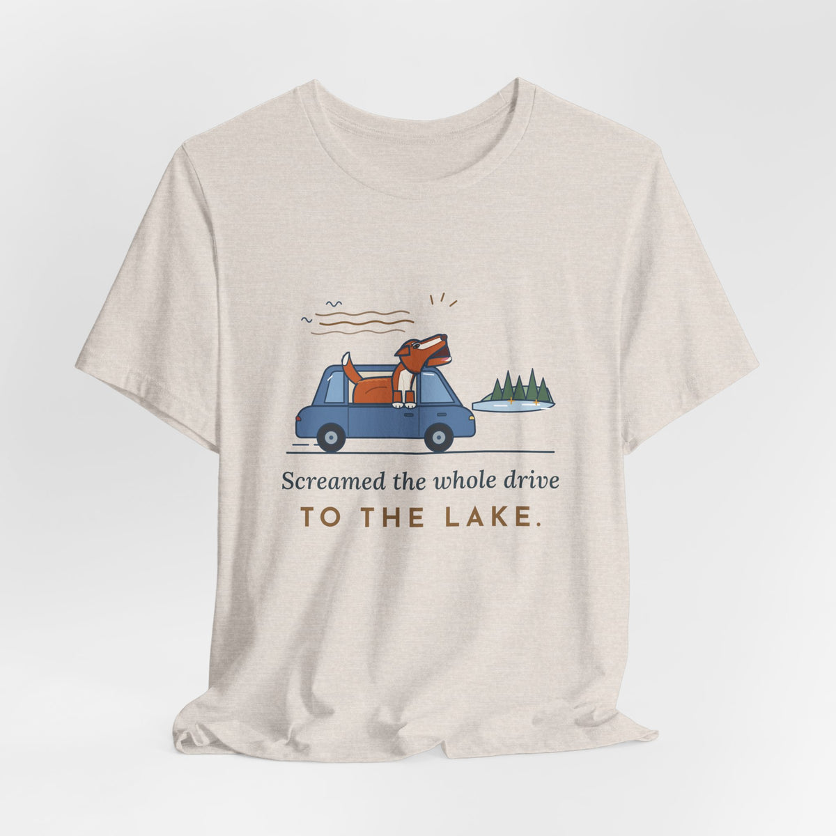 Nova Scotia Duck Tolling Retriever T-Shirt - Screamed the Whole Drive to the Lake