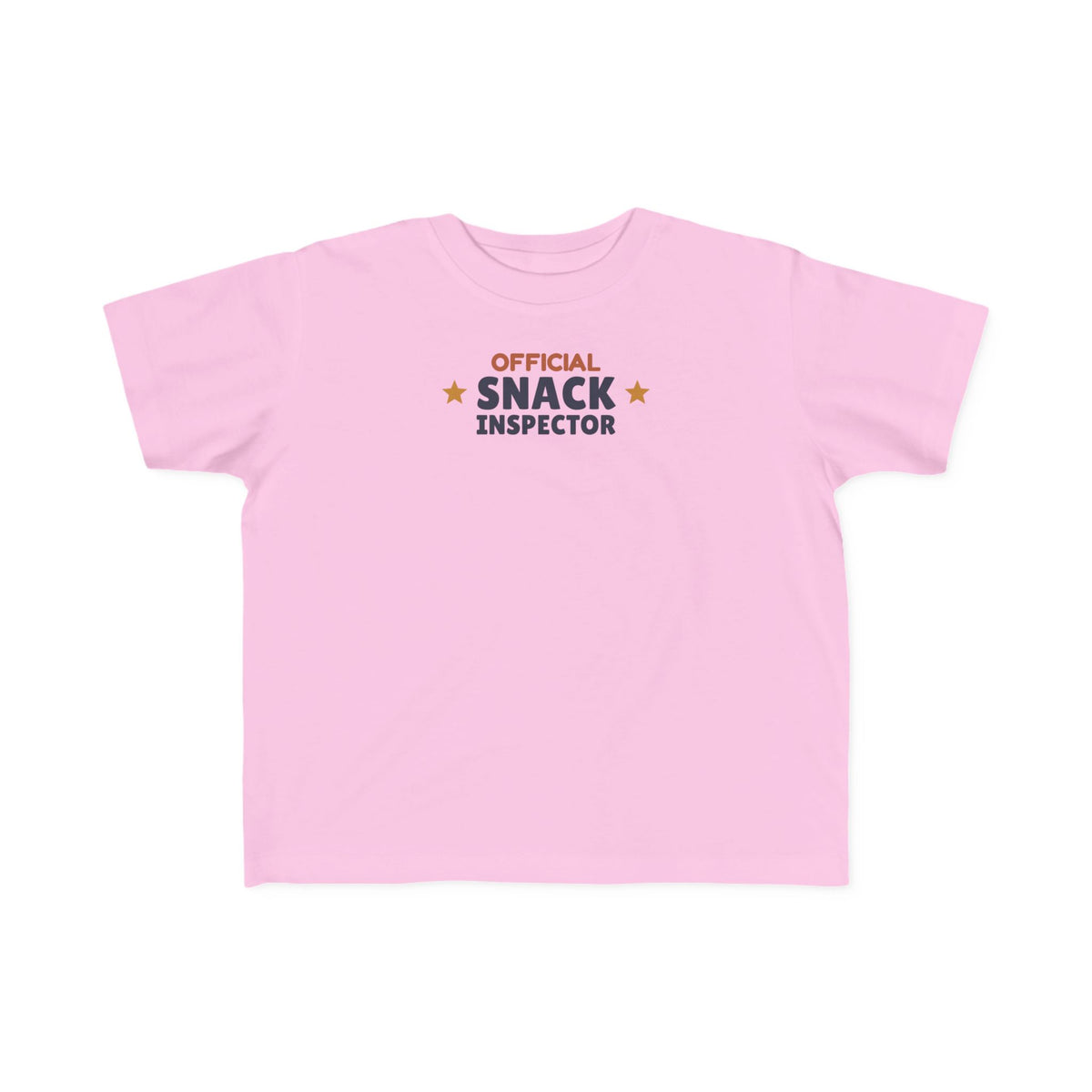 Official Snack Inspector Toddler T-Shirt, Funny Snack Lover Kid Tee