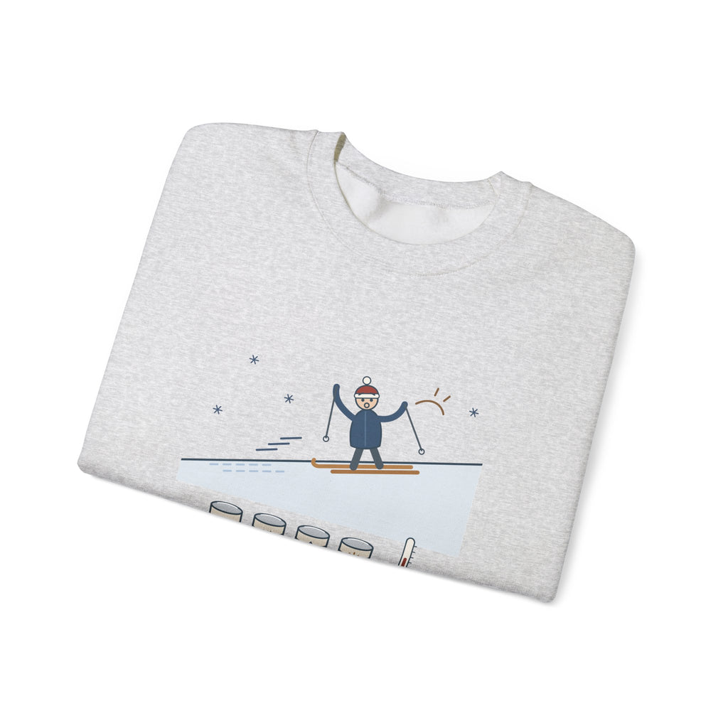Cross-Country Ski Crewneck Sweatshirt - I Guessed the Wax Wrong. Nordic Skier Apres Gift