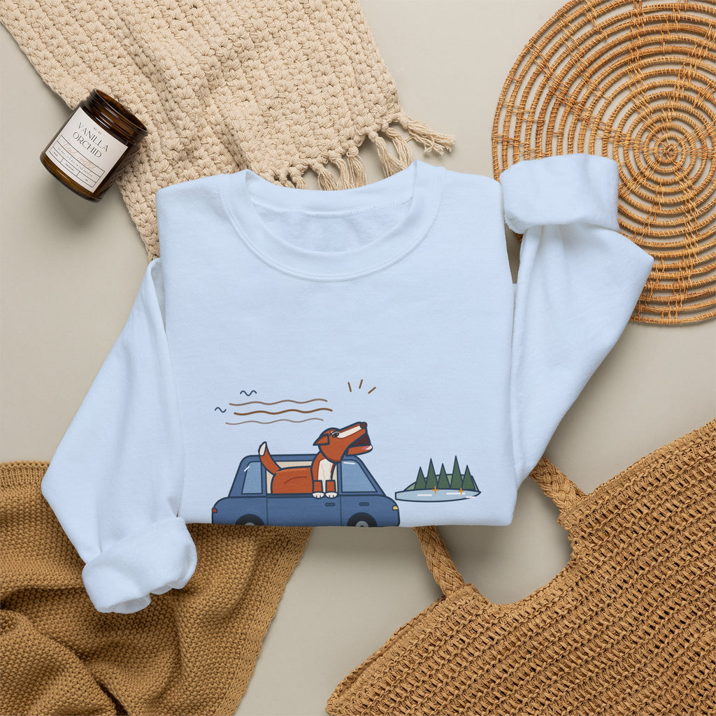 Nova Scotia Duck Tolling Retriever Crewneck Sweatshirt - Screamed the Whole Drive