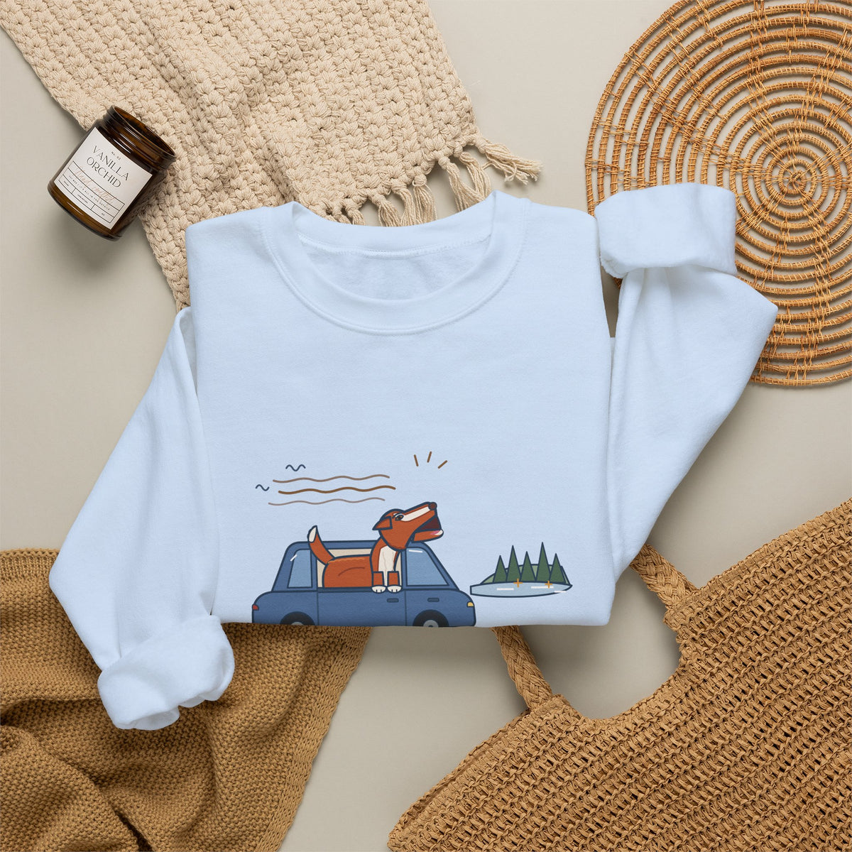 Nova Scotia Duck Tolling Retriever Crewneck Sweatshirt - Screamed the Whole Drive