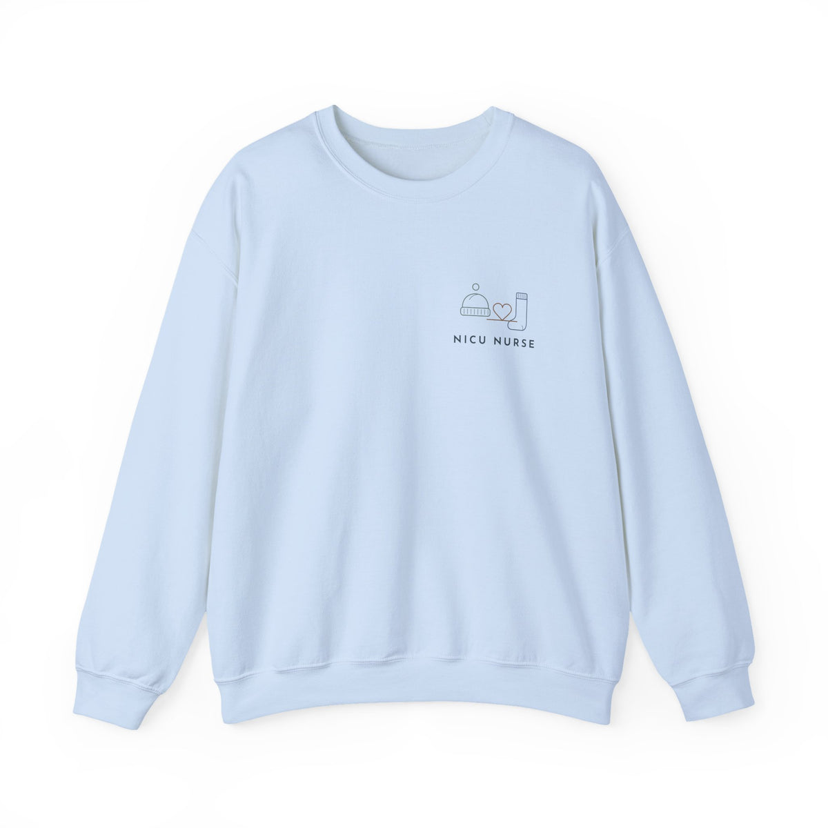 NICU Nurse Sweatshirt, Neonatal Nurse Crewneck, NICU Nurse Gift, Minimalist Nurse Christmas Gift, Sand or Light Blue