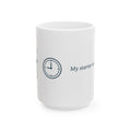 Large 15oz Sourdough Starter Mug - My Starter Has a Curfew Funny Baker Coffee Mug