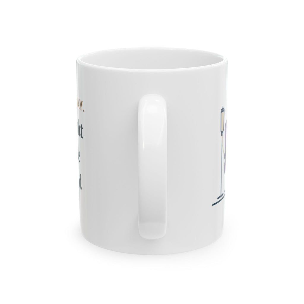 Hematology Clinic Nurse Mug - Iron Infusion Day, She Brought the Whole Crossword Book 11oz Mug