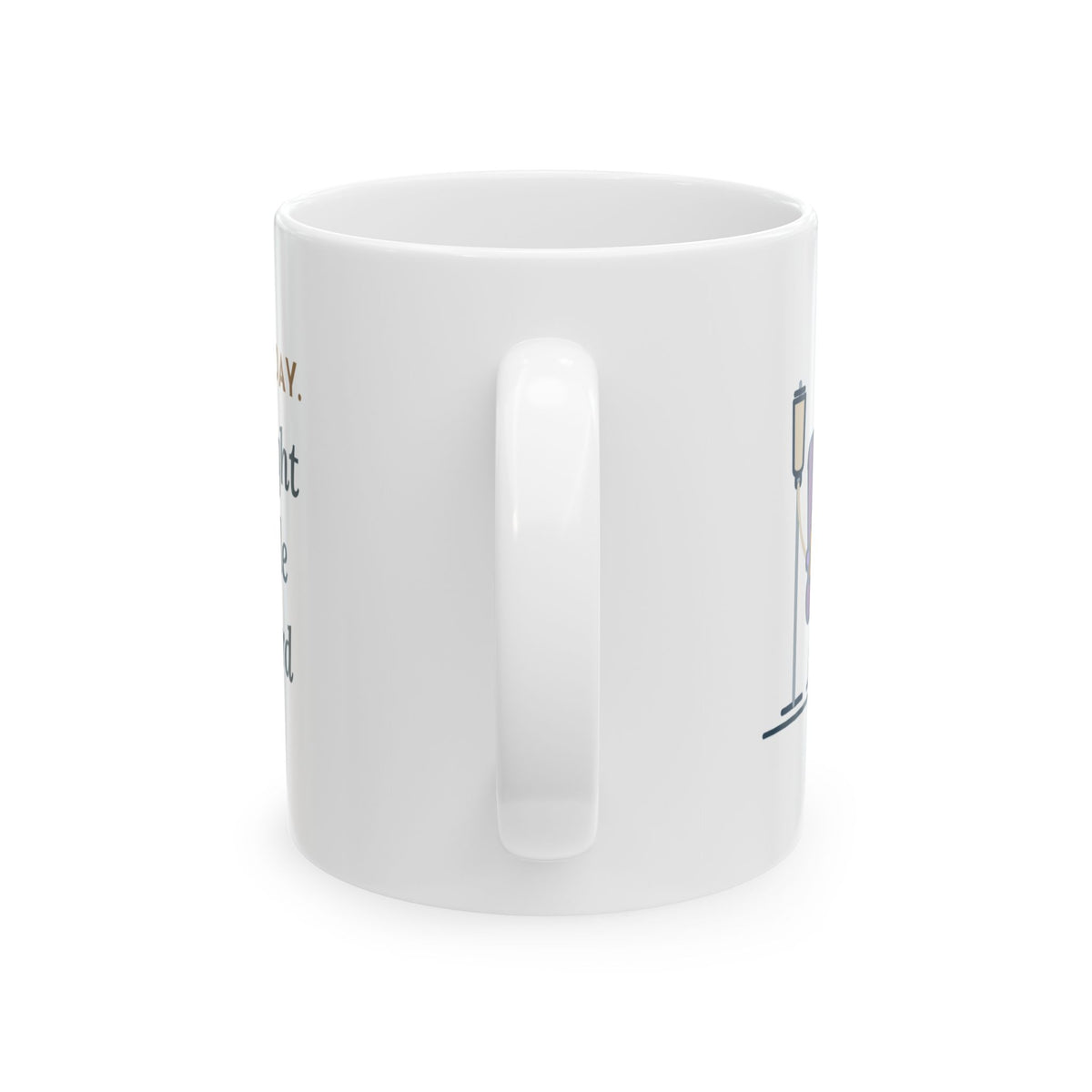 Hematology Clinic Nurse Mug - Iron Infusion Day, She Brought the Whole Crossword Book 11oz Mug