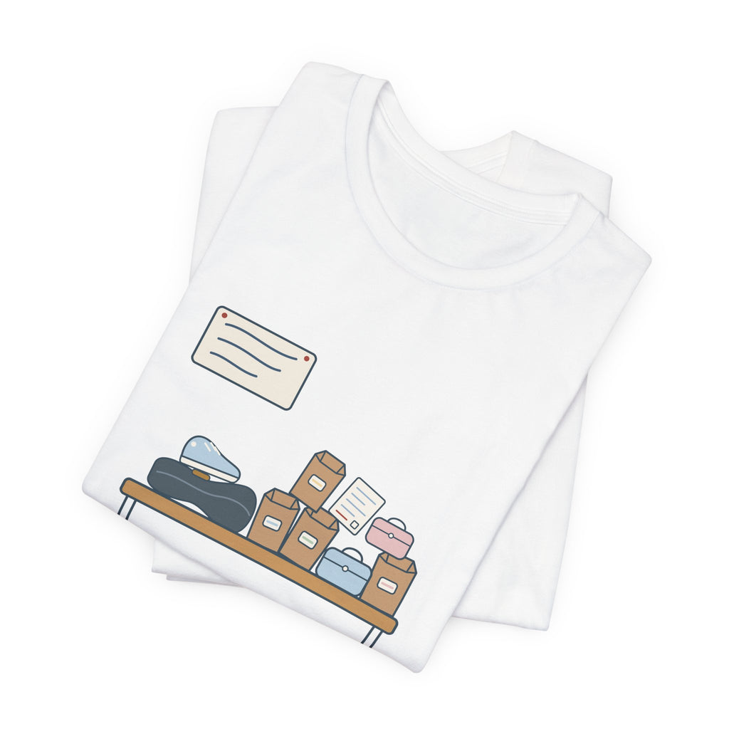 School Secretary T-Shirt - The Forgotten-Lunch Table Is Full Front Office Tee