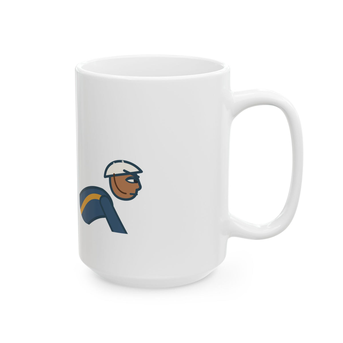 Large 15oz Road Cycling Mug - Stop Half-Wheeling Me. Bike Club Coffee Mug