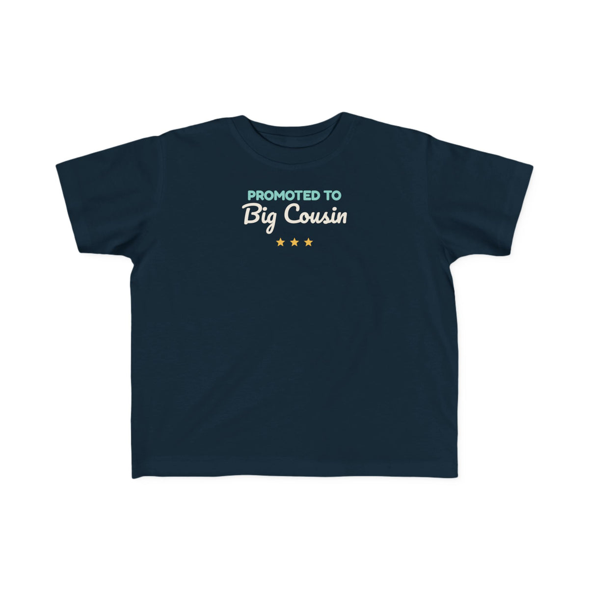 Promoted to Big Cousin Toddler T-Shirt, Cousin Announcement Tee