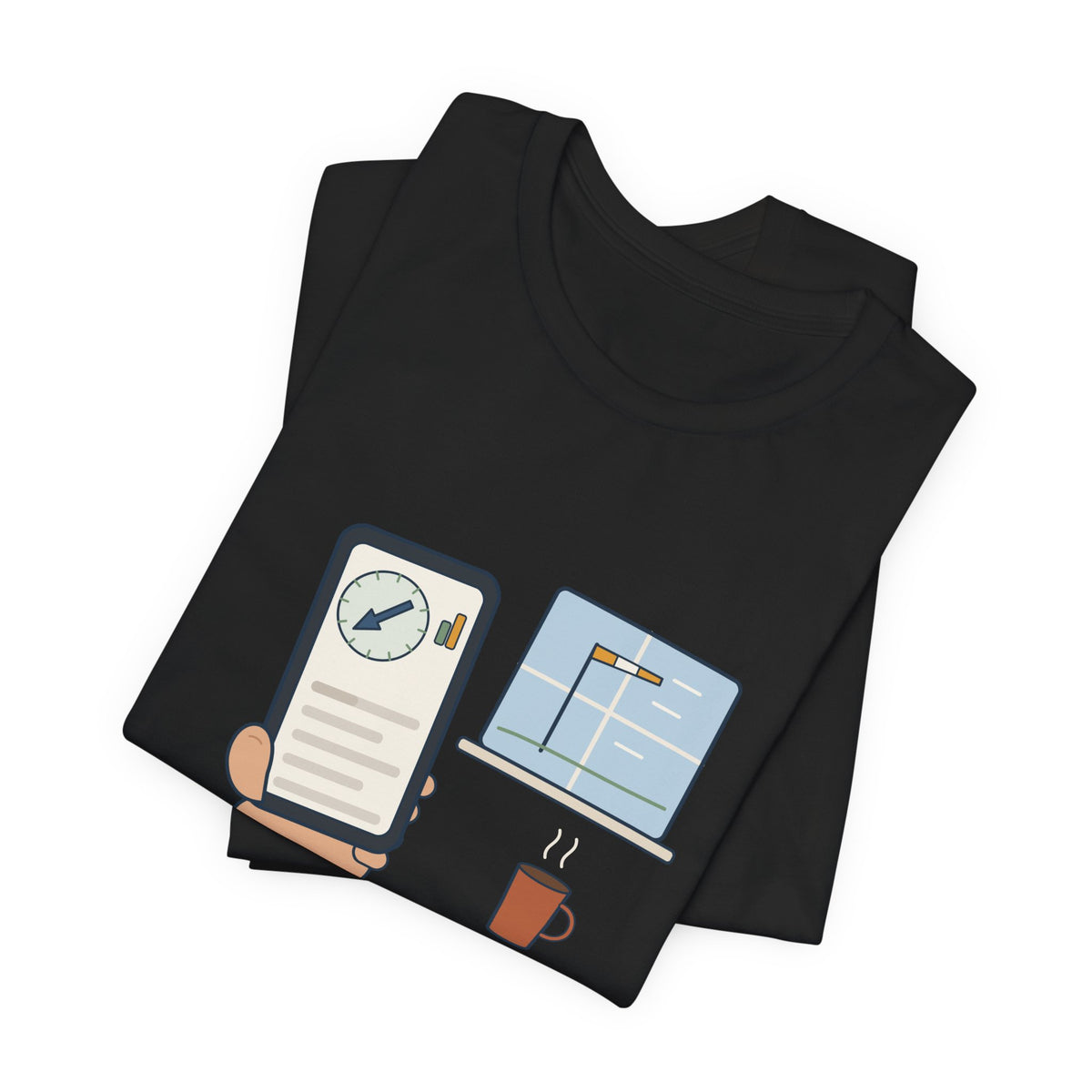 General Aviation Pilot T-Shirt - I Check the Winds Before I Check the News