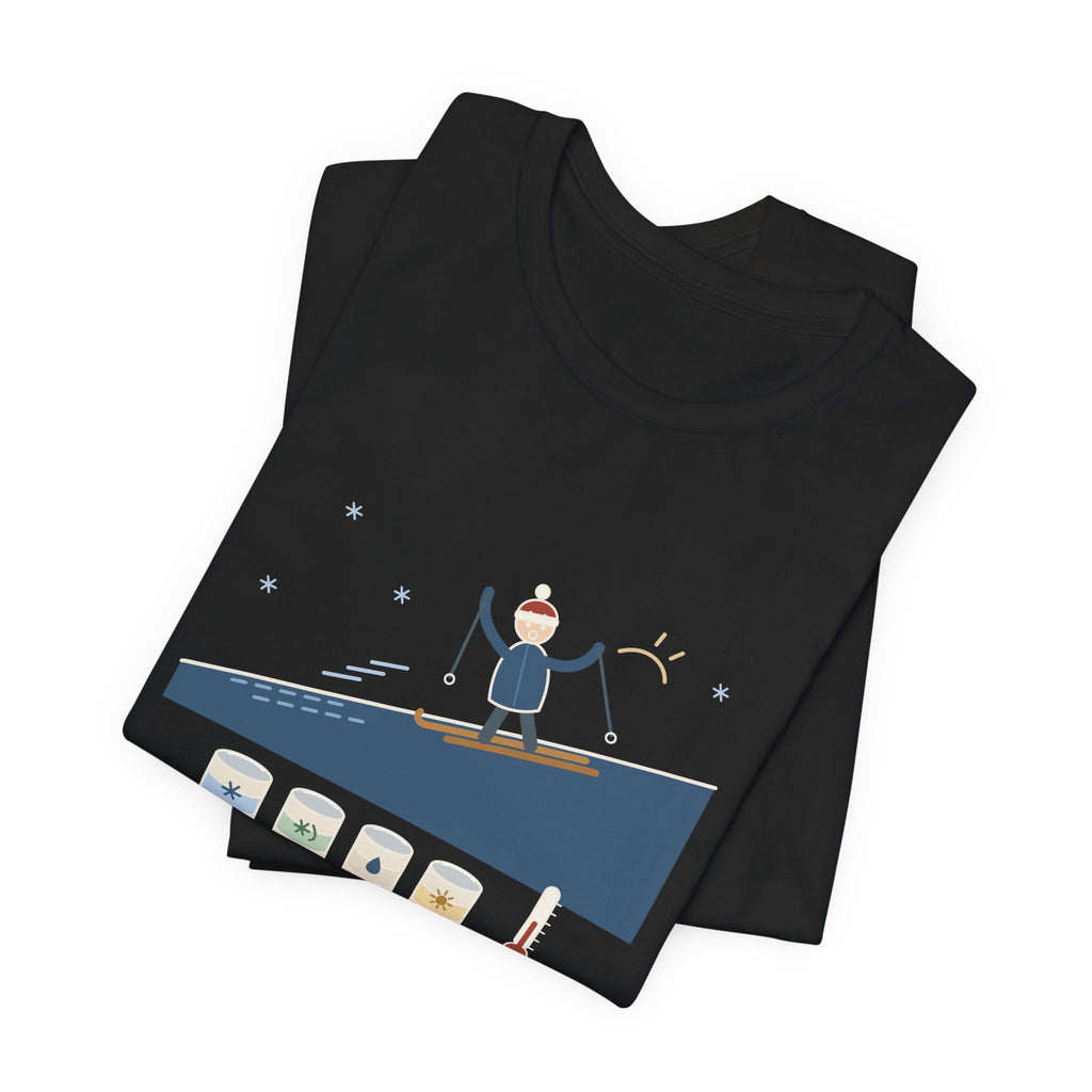 Cross-Country Ski T-Shirt - I Guessed the Wax Wrong. Funny Classic Skiing Tee