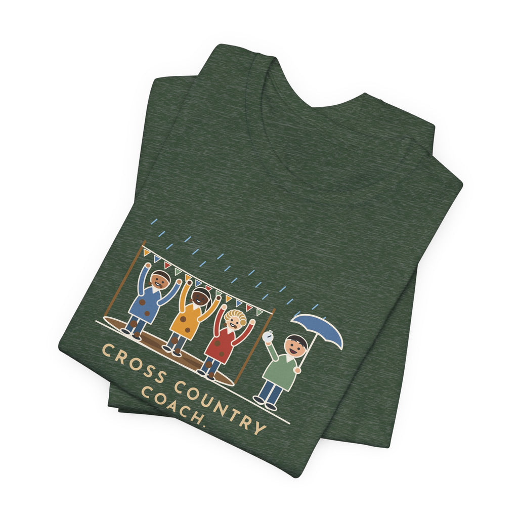 Funny Cross Country Coach T-Shirt, Every Runner Crossed the Line Covered in Mud, Every One Asked When the Next Meet Was, Muddy Finish Tee