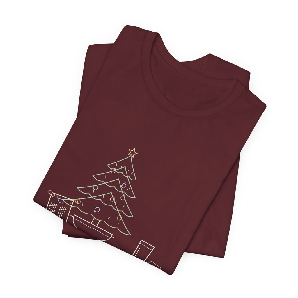 Christmas Tree T-Shirt - The Tree Drank More Water Than I Did Funny Holiday Tee