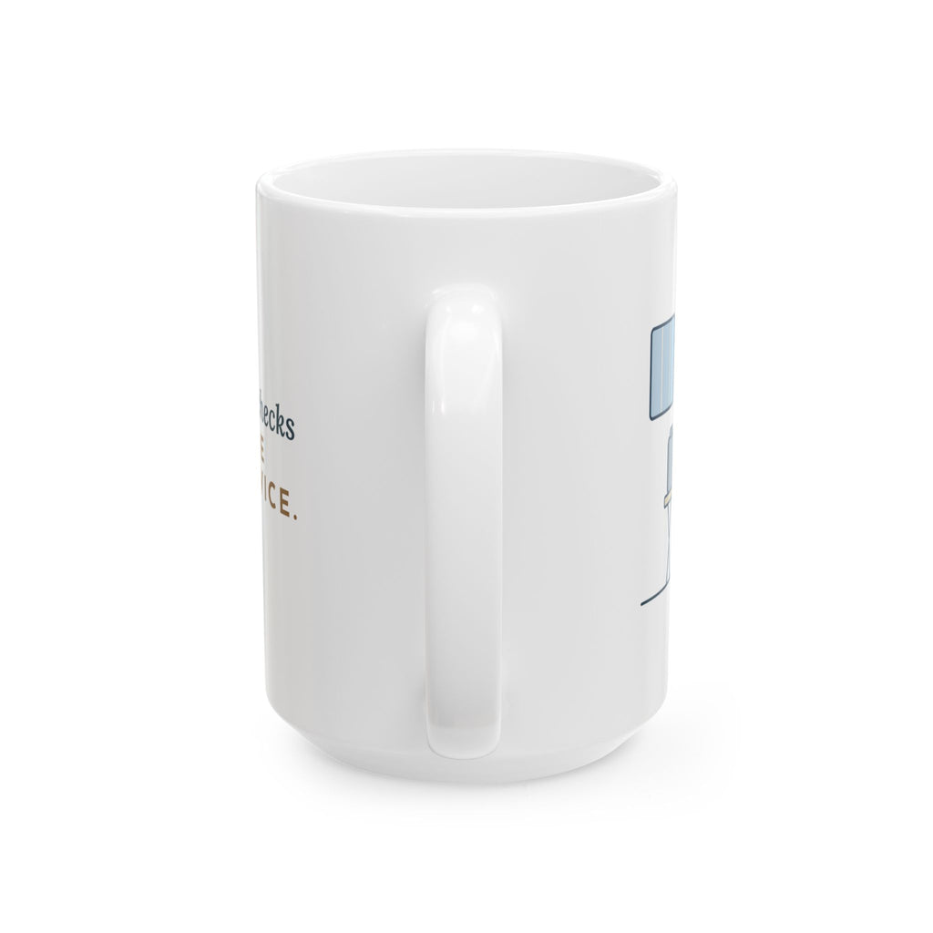 Large Faith Community Nurse Mug 15oz - Blood Pressure Checks After the Second Service