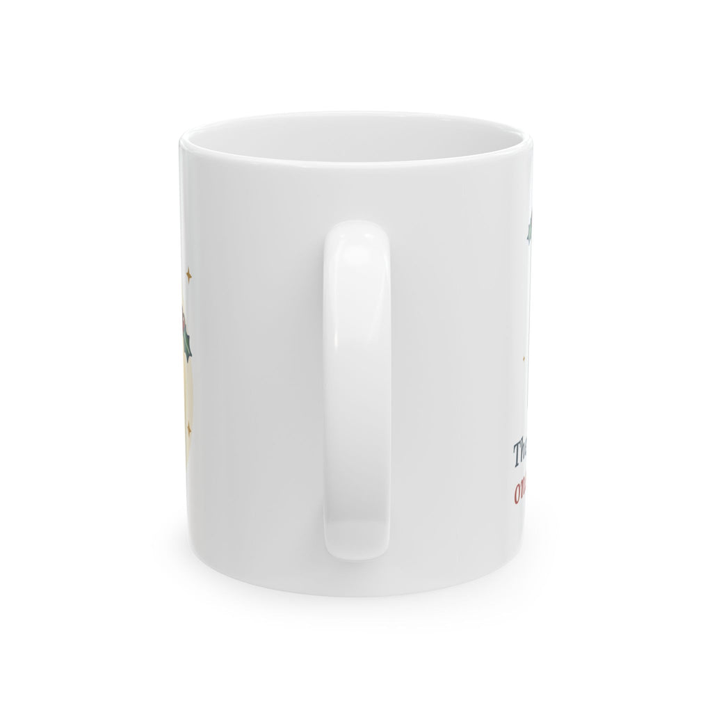 Peds ER Christmas Coffee Mug - The X-Ray Shows One Jingle Bell. Rad Tech Gift Mug