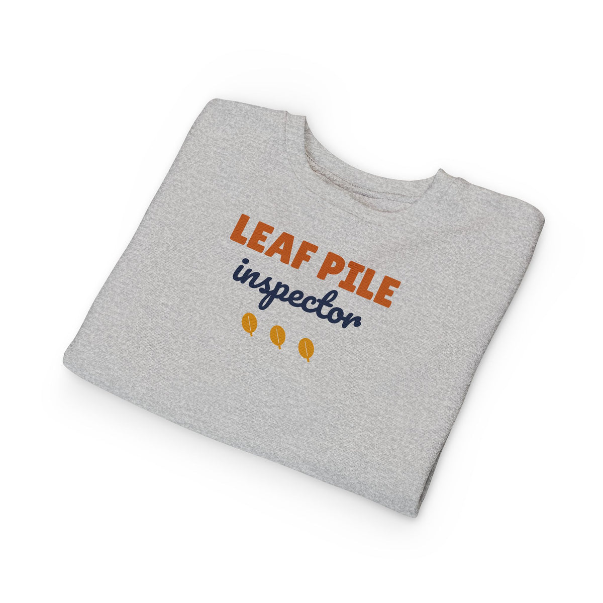 Leaf Pile Inspector Toddler Sweatshirt, Autumn Toddler Crewneck