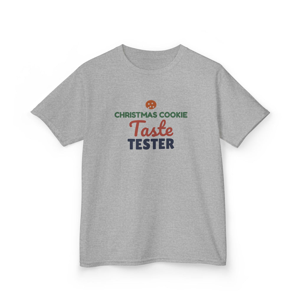 Christmas Cookie Taste Tester Youth T-Shirt, Holiday Baking Kids Tee