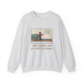 Yorkipoo Sweatshirt, Four Dog Beds in the House, Sleeps on My Left Slipper, Funny Slipper Nap Crewneck