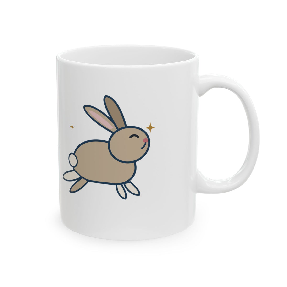 Pet Rabbits Coffee Mug - Chewed the Charger. Did a Binky. Bunny Owner Gift Mug