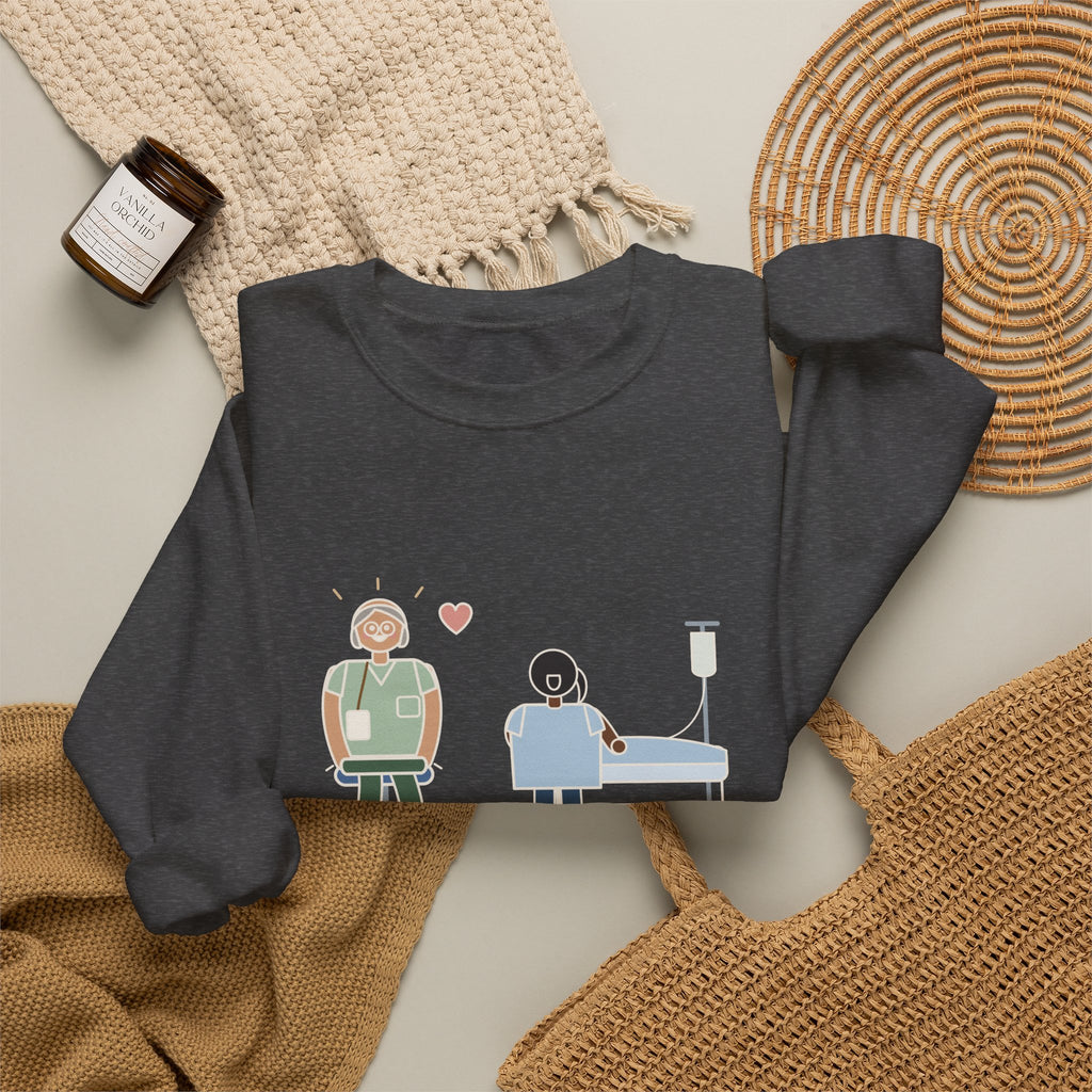 Preceptor Crewneck Sweatshirt - Sitting on My Hands. You've Got This. Nurse Mentor Gift