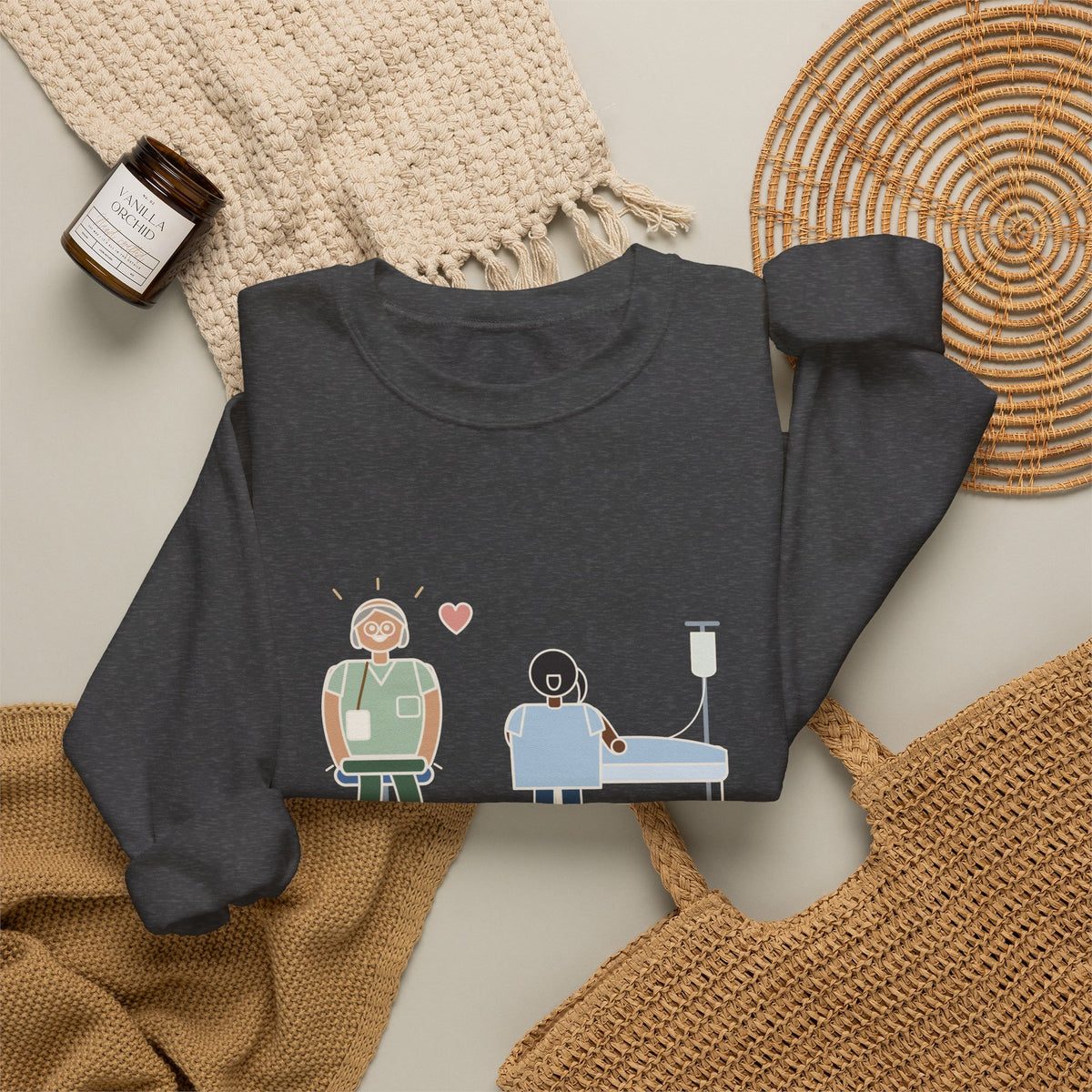 Preceptor Crewneck Sweatshirt - Sitting on My Hands. You've Got This. Nurse Mentor Gift