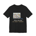 Yearbook Adviser T-Shirt - Who's the Kid in Row Three? Funny Yearbook Tee