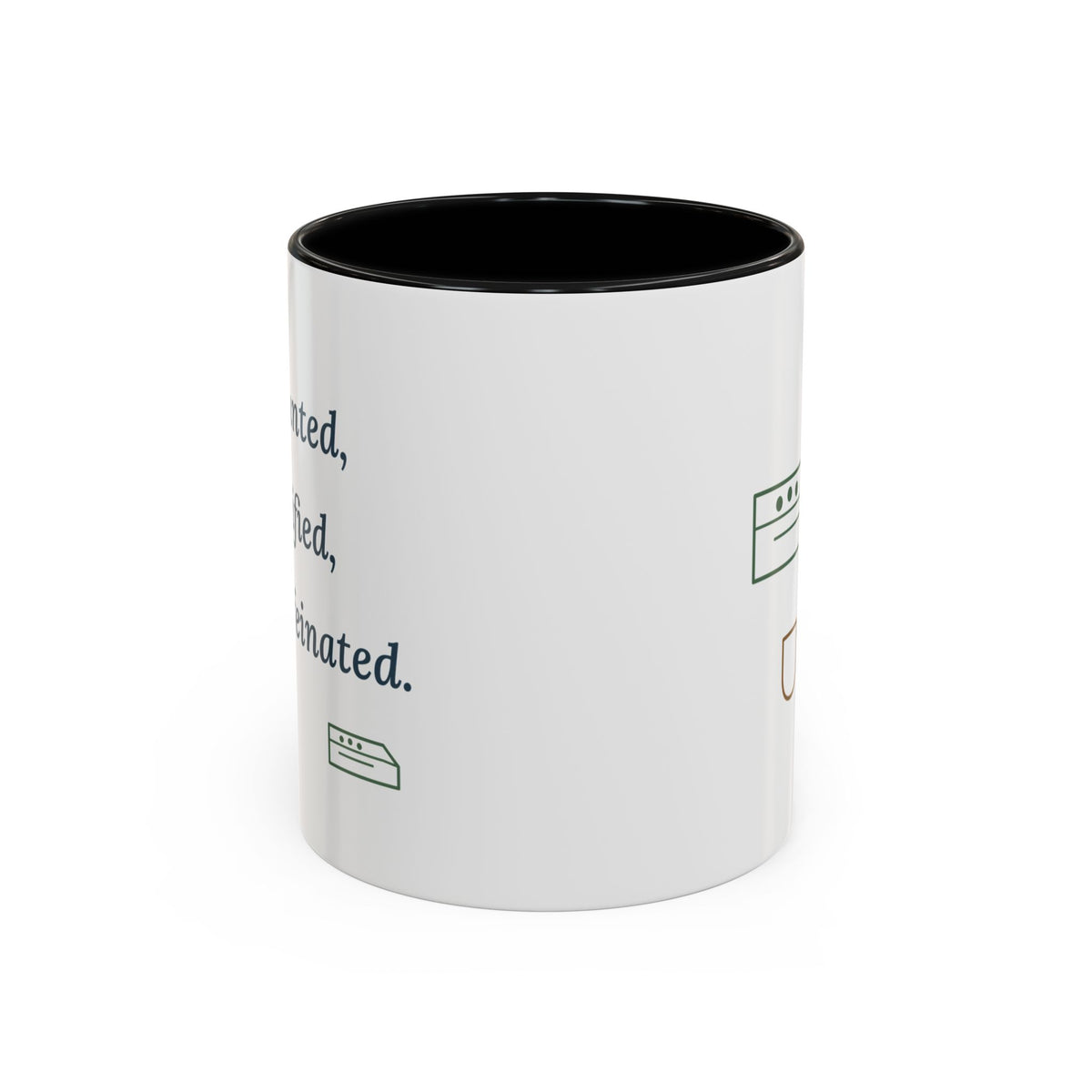 Pharmacist Accent Mug - Counted, Verified, Caffeinated Pharmacy Coffee Mug Gift