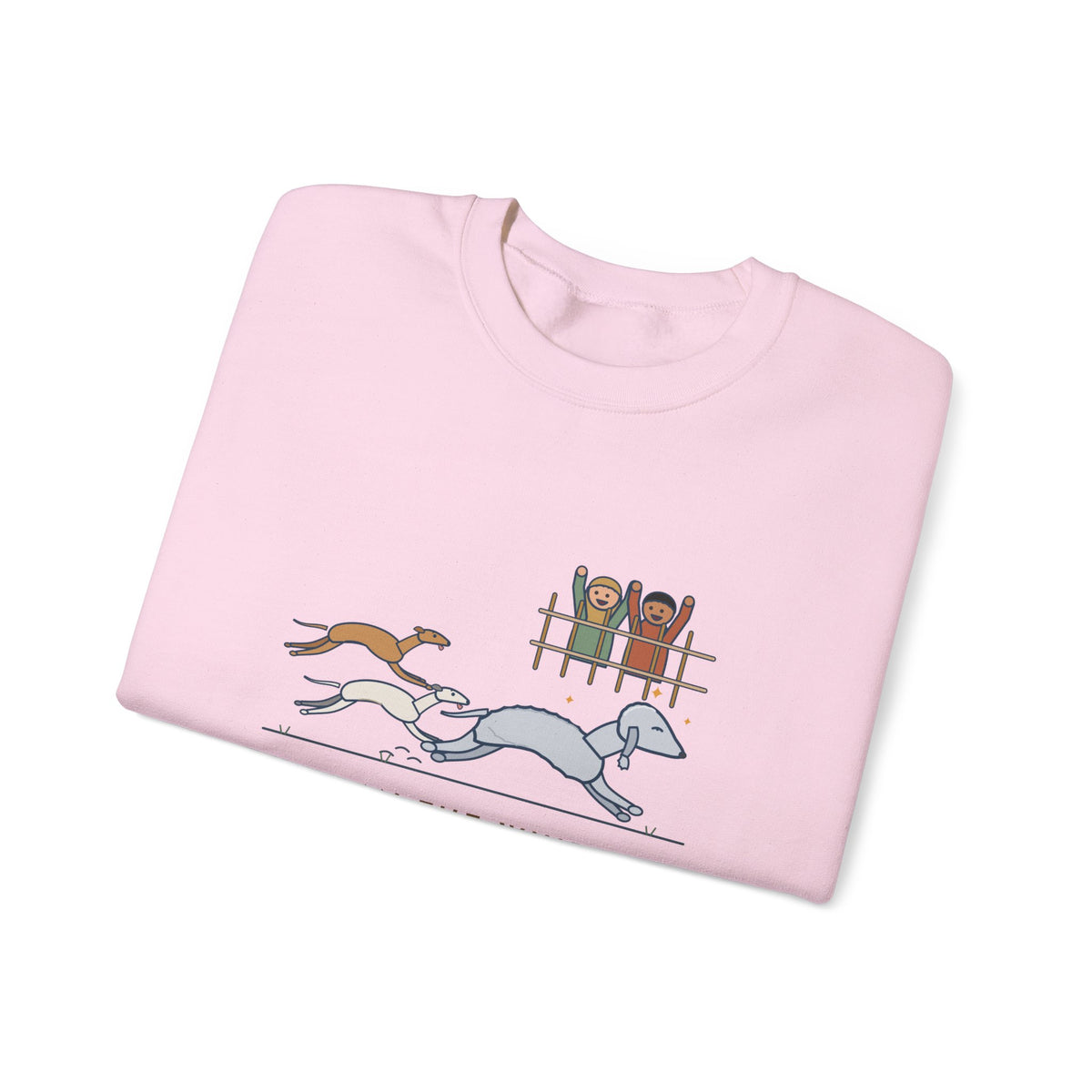Bedlington Terrier Crewneck Sweatshirt - Outran the Whippets, Still Fluffy