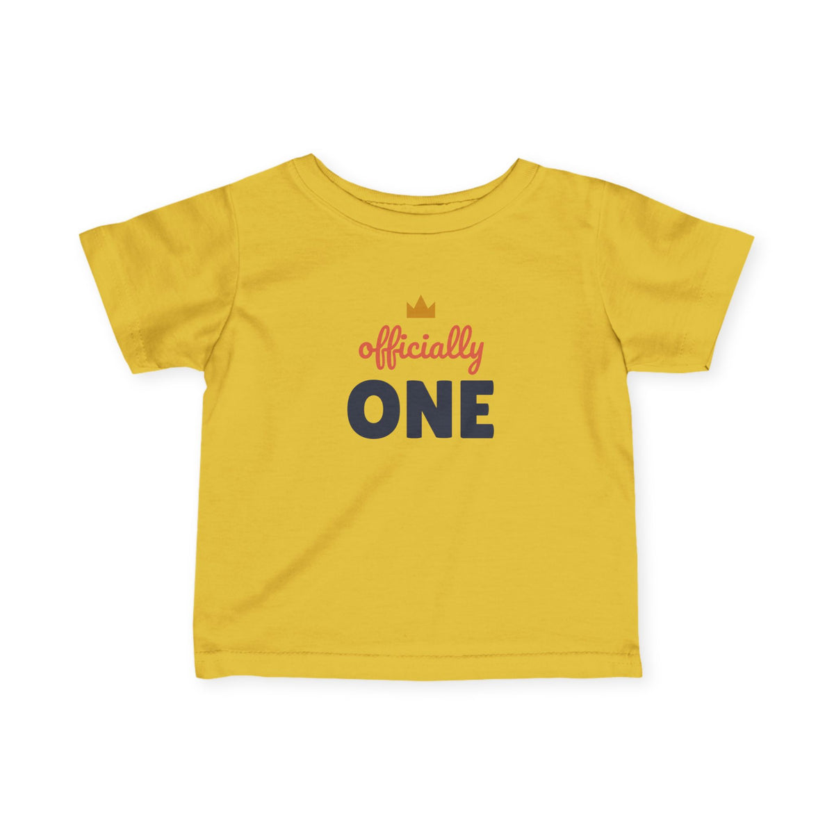 Officially One Baby T-Shirt, 1st Birthday Infant Tee