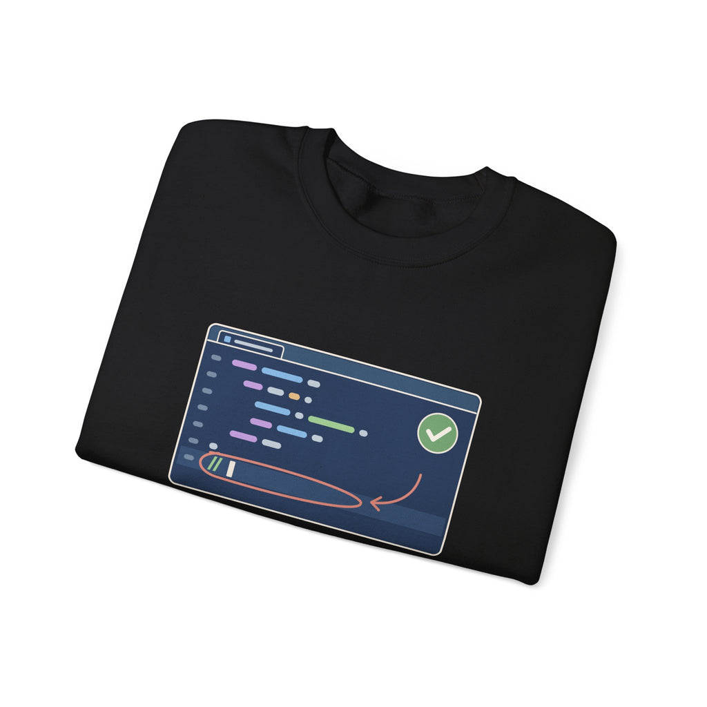 Computer Science Teacher Crewneck Sweatshirt - Your Code Works. Now Comment It.