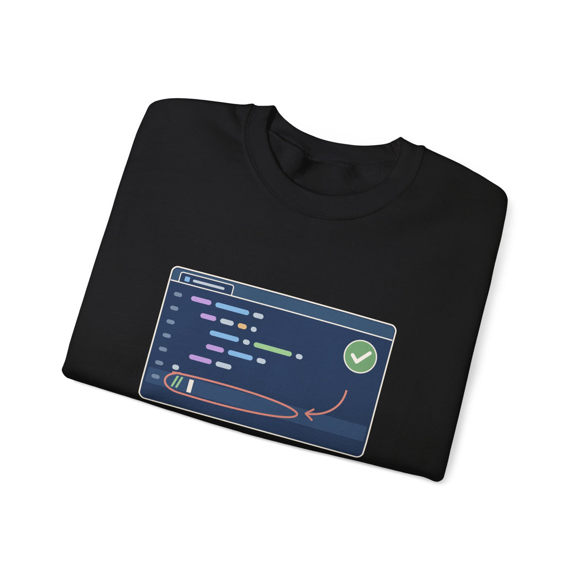 Computer Science Teacher Crewneck Sweatshirt - Your Code Works. Now Comment It.