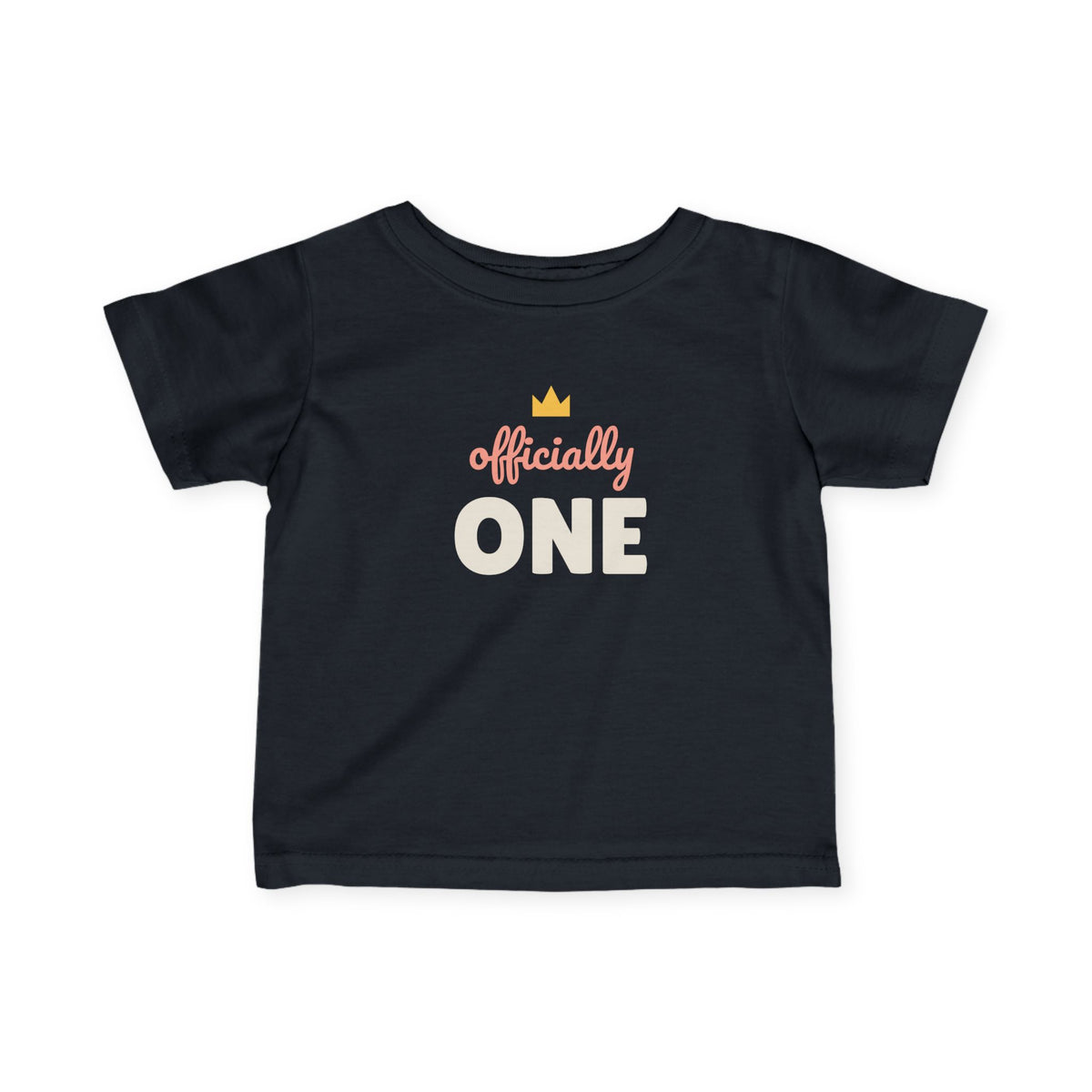 Officially One Baby T-Shirt, 1st Birthday Infant Tee