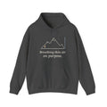 Colorado Hiking Hoodie - Breathing Thin Air on Purpose Mountain Hooded Sweatshirt