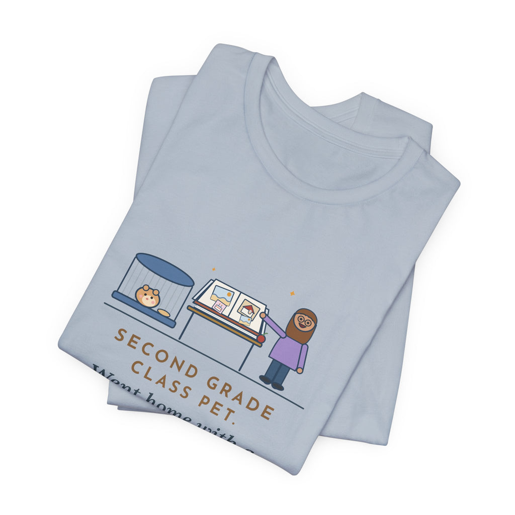 Funny Class Pet T-Shirt, Went Home with a Different Family Every Weekend, Came Back with a Scrapbook, Weekend Scrapbook Tee