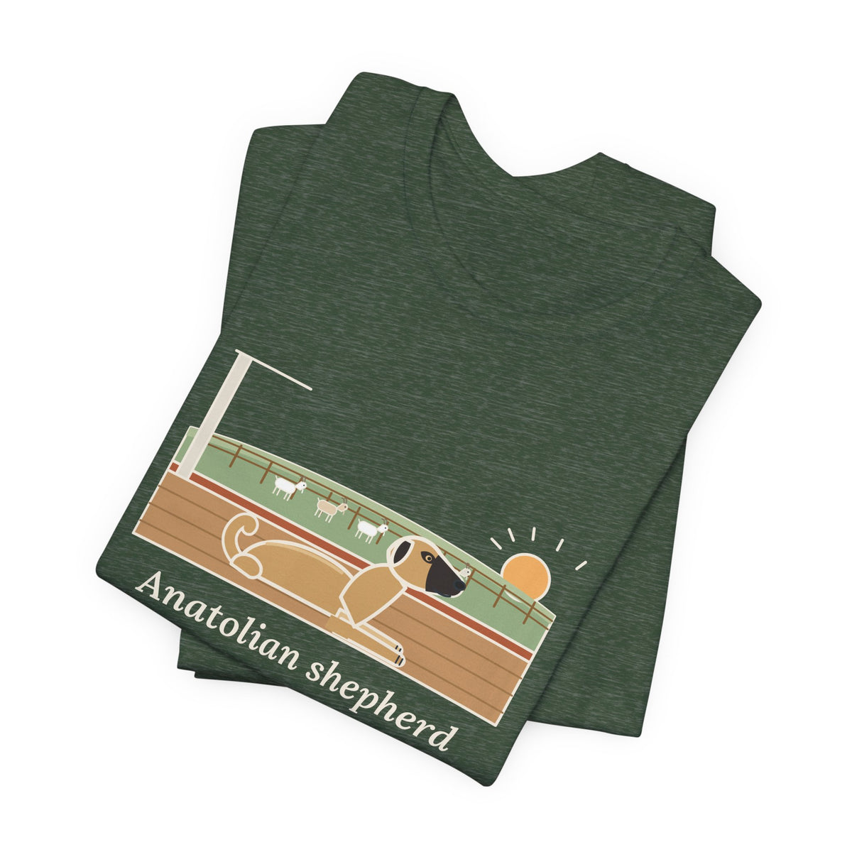 Anatolian Shepherd T-Shirt - On the Porch All Night, Every Goat Accounted For
