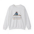 Peterbald Cat Found the Warmest Spot Crewneck Sweatshirt - Funny Hairless Cat Lover Gift