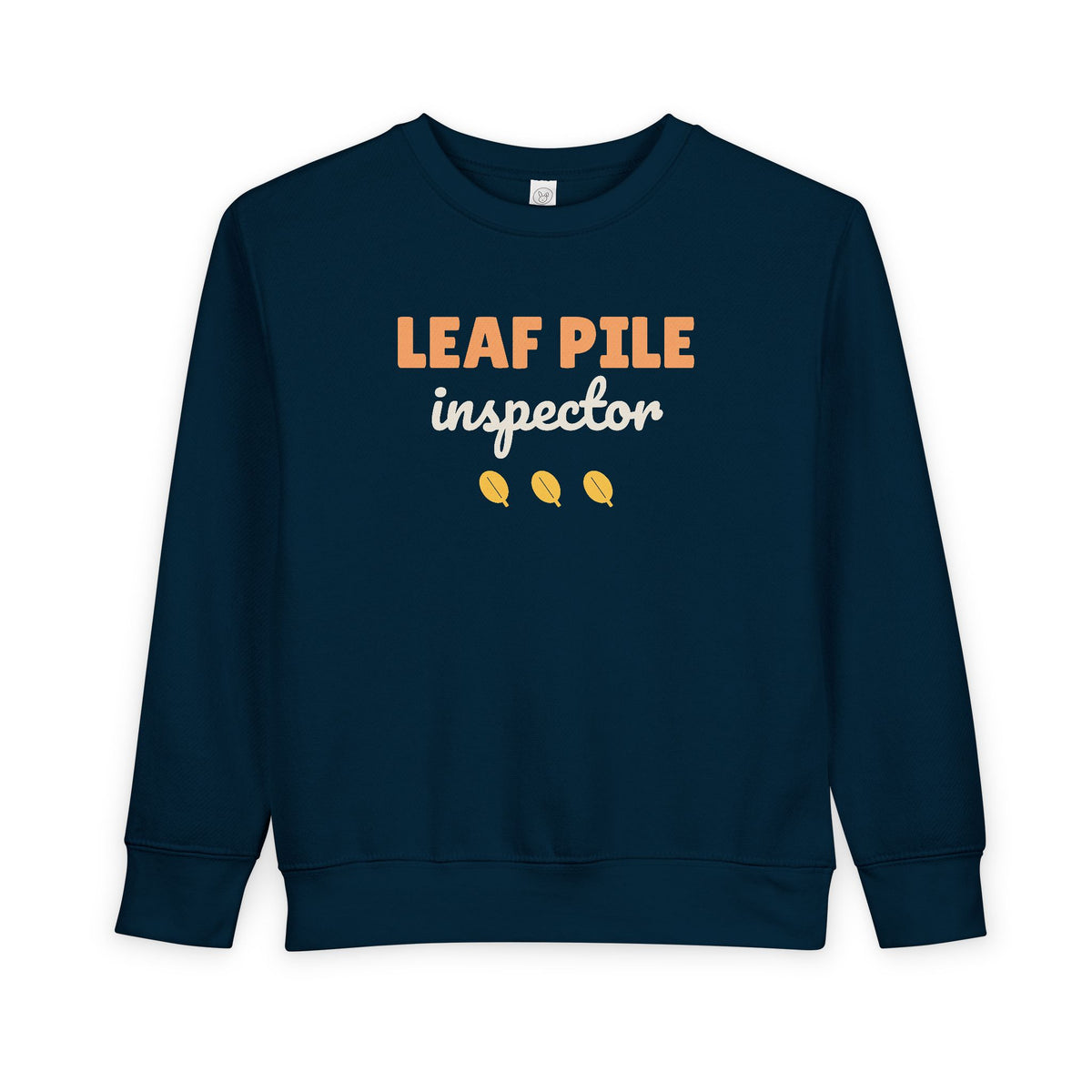 Leaf Pile Inspector Toddler Sweatshirt, Autumn Toddler Crewneck