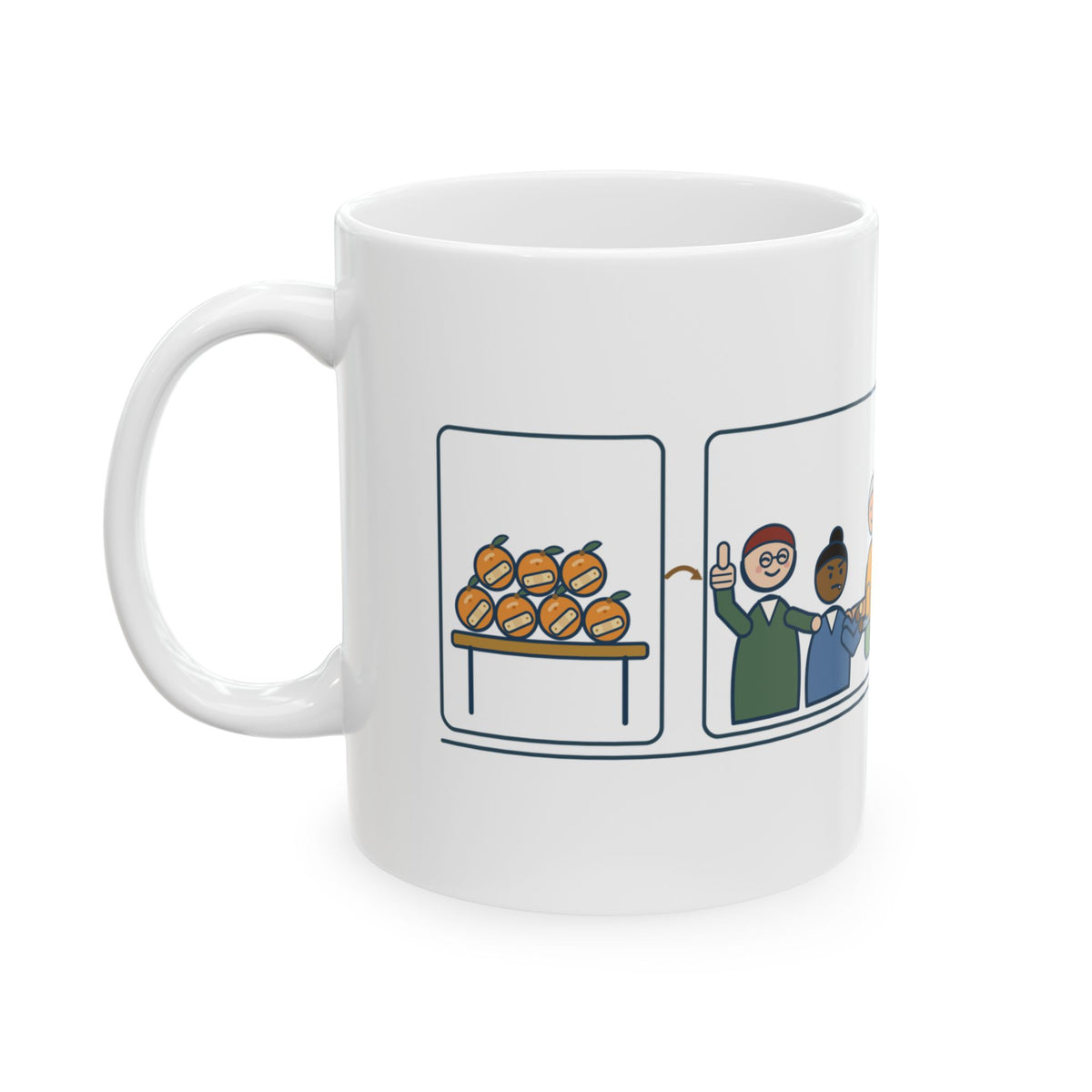 Clinical Nursing Instructor Coffee Mug - Six Weeks of Practice on Oranges