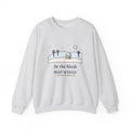 In the Bleak Mid-Winter Sweatshirt, Winter Rossetti Quote Crewneck with Snowy Cottage Hill